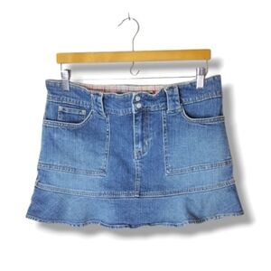 Vintage Old Navy Womens Mini Skirt Fall 2004 Low-Rise Stretch Size 10 Grunge Y2K